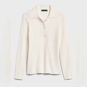 Banana Republic Ribbed Sweater Polo
